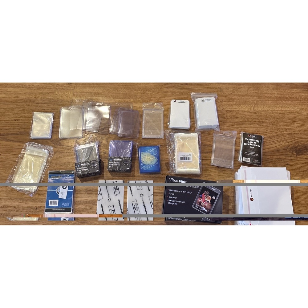 Card Holders/ Shipping Supply's  Lot Used/new